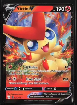 Victini V 021/163 SWSH05: Battle Styles Ultra Rare Pokemon Card - Image 1