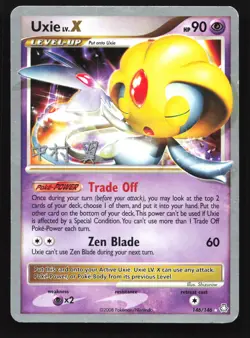 Uxie LV. X 146/146 World Championship 2009 Ultra Rare Pokemon Card - Image 1