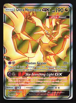 Ultra Necrozma GX (Full Art) 127/131 Forbidden Light Ultra Rare Pokemon Card - Image 1