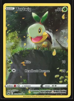 Turtwig GG31 Crown Zenith Galarian Gallery Ultra Rare Pokemon Card - Image 1