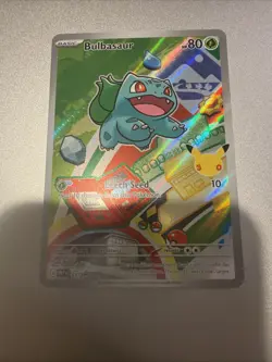 Pokemon Bulbasaur 037 First Partner Illustration Rare Promo 30th Anniversary - Image 1