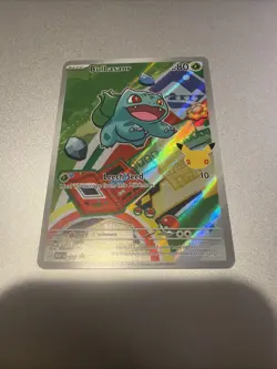 Pokemon Bulbasaur 037 First Partner Illustration Rare Promo 30th Anniversary - Image 2