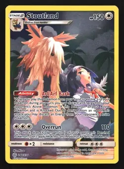 Stoutland 248/236 SM - Cosmic Eclipse Secret Rare Pokemon Card - Image 1