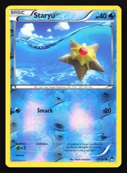 Staryu 25/122 XY - BREAKpoint Reverse Holo Pokemon Card - Image 1