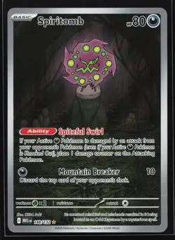 Spiritomb 148/132 ME01: Mega Evolution Illustration Rare Pokemon Card - Image 1