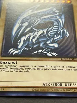 Blue-Eyes White Dragon | SDK Art | LDK2-ENK01 | NM | Common | YuGiOh! - Image 2
