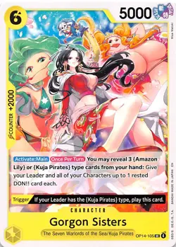 Gorgon Sisters OP14-105 The Azure Sea's Seven One Piece - Image 1