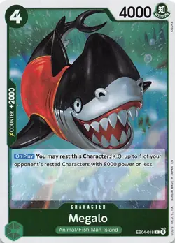Megalo Foil EB04-018 The Azure Sea's Seven One Piece - Image 1