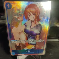 Nami OP09-050 (Rare) Parallel Emperors in the New World ONE PIECE Card Japanese - Image 1