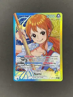 Nami - OP11-041 - Alt Art Leader - A Fist of Divine Speed - One Piece - English - Image 1