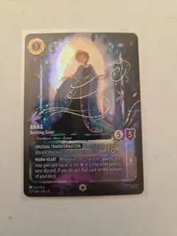 - Disney Lorcana - Anna - Soothing Sister - Winterspell - Enchanted -227/204 - Image 1