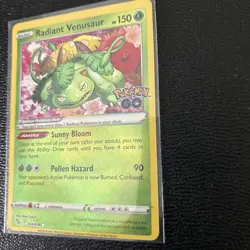 Pokemon TCG Radiant Venusaur Card 004/078 NM/Mint Condition 2022 - Image 4
