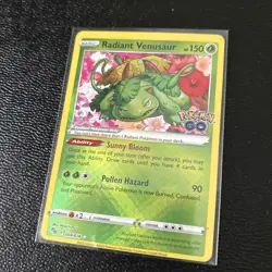Pokemon TCG Radiant Venusaur Card 004/078 NM/Mint Condition 2022 - Image 5