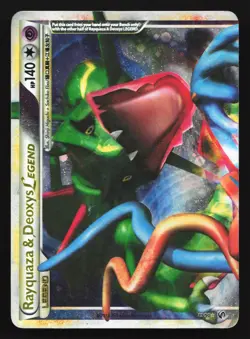 Rayquaza & Deoxys Legend (Top) 89/90 Undaunted Ultra Rare Pokemon Card - Image 1