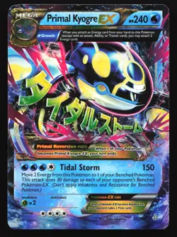 Primal Kyogre EX (Alpha) 55/160 XY - Primal Clash Ultra Rare Pokemon Card - Image 1