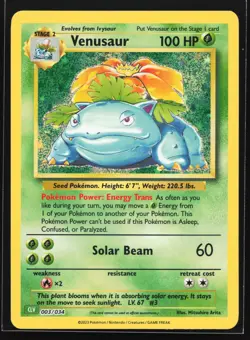 Pokemon Venusaur 003/034 CLV Trading Card Game Classic Venusaur Deck Holo NM - Image 1