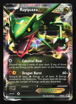 Rayquaza EX BW47 BW47 Black & White Black Star Promo Pokemon Card - Image 1