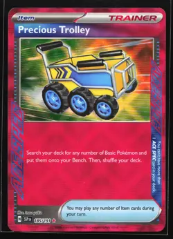 Precious Trolley 185/191 SV08: Surging Sparks ACE SPEC Pokemon Card - Image 1