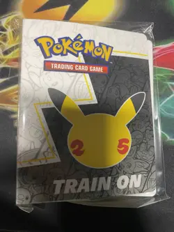 Pokemon Celebrations 25th Anniversary Mini Portfolio Binder (Holds 60 Cards) - Image 1