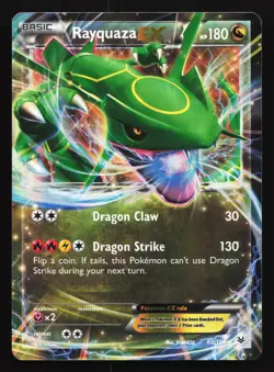 Rayquaza EX 60/108 XY - Roaring Skies Ultra Rare Pokemon Card - Image 1