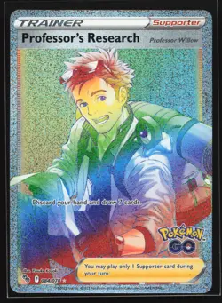 Professor's Research 084/078 Pokemon GO Secret Rare Pokemon Card - Image 1