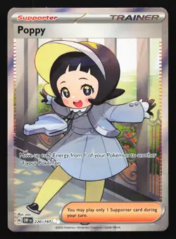 Poppy 220/197 SV03: Obsidian Flames Ultra Rare Pokemon Card - Image 1