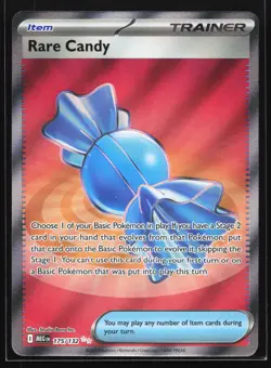 Rare Candy 175/132 ME01: Mega Evolution Ultra Rare Pokemon Card - Image 1