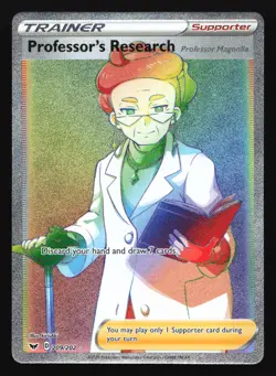 Professor's Research 209/202 SWSH01: Sword & Shield Secret Rare Pokemon Card - Image 1