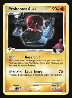 Probopass G DP43 Diamond & Pearl Black Star Promo Pokemon Card - Image 1