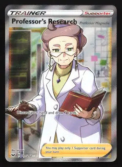 Professor's Research 201/202 SWSH01: Sword & Shield Ultra Rare Pokemon Card - Image 1