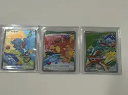 Pokemon First Partner Illustration Rare 30th Anniversary Set Of 3 Cards - Image 1