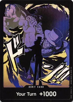 DON!! Card Rob Lucci Foil PRB-02 The Best Vol 2 One Piece - Image 1