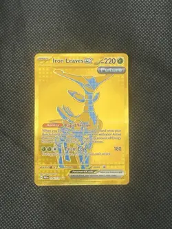Iron Leaves ex 176/131 Prismatic Evolutions Hyper Rare Holo Pokemon TCG Card - Image 1