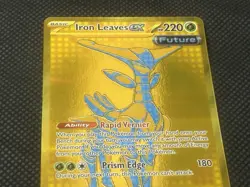 Iron Leaves ex 176/131 Prismatic Evolutions Hyper Rare Holo Pokemon TCG Card - Image 3