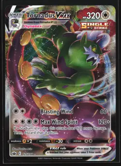 Tornadus VMAX 125/198 SWSH06: Chilling Reign Ultra Rare Pokemon Card - Image 1