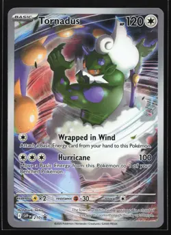 Tornadus 210 Scarlet & Violet Black Star Promo Pokemon Card - Image 1