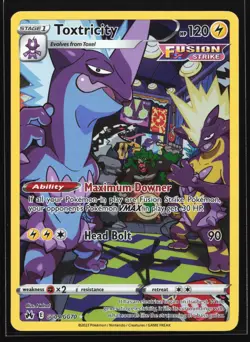 Toxtricity GG09/GG70 Crown Zenith: Galarian Gallery Ultra Rare Pokemon Card - Image 1