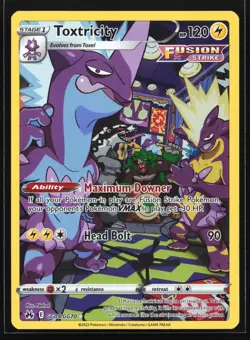 Toxtricity GG09 Crown Zenith Galarian Gallery Ultra Rare Pokemon Card - Image 1