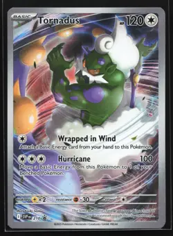 Tornadus 210 SV: Scarlet & Violet Black Star Promo Pokemon Card - Image 1