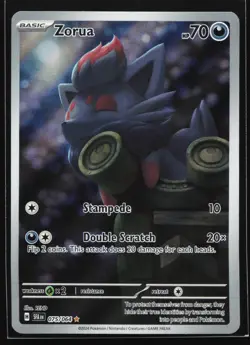 Zorua 075/064 SV: Shrouded Fable Illustration Rare Pokemon Card - Image 1