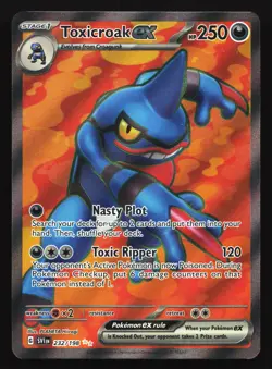 Toxicroak ex 232/198 SV01: Scarlet & Violet Ultra Rare Pokemon Card - Image 1