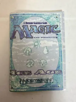 MTG Ice Age Lot of 17 LP Snow-Covered Lands w/ Rulebook, Empty Deck Box - Island - Image 3