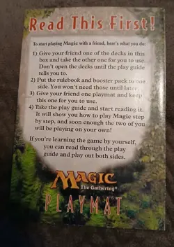 Magic the Gathering Portal Learn to Play "Playmat" Mtg Promotional Box Set Mat - Image 3