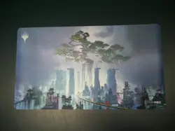 MTG Boseiju, Who Endures Playmat Magic The Gathering Ultra Pro Kamigawa Neon - Image 1