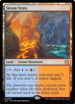 Steam Vents 267 Lorwyn Eclipsed Magic the Gathering - Image 1