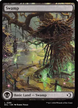 Swamp 281 Lorwyn Eclipsed Magic the Gathering - Image 1