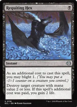 Requiting Hex 116 Lorwyn Eclipsed Magic the Gathering - Image 1