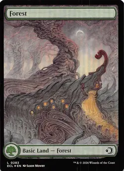 Forest Foil 283 Lorwyn Eclipsed Magic the Gathering - Image 1