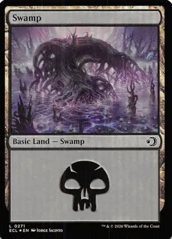Swamp Foil 271 Lorwyn Eclipsed Magic the Gathering - Image 1