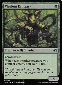 Virulent Emissary Foil 202 Lorwyn Eclipsed Magic the Gathering - Image 1